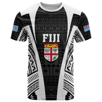Personalised Fiji Rugby T Shirt 2023 World Cup History Makers - Black Ver LT7 Black - Polynesian Pride