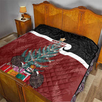 Personalised New Zealand Maori Christmas Quilt Xmas Fern Mix Kowhawhai