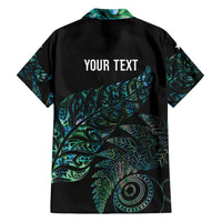 Aotearoa Personalized Lawn Bowls Maori Family Matching Tank Maxi Dress and Hawaiian Shirt New Zealand Paua Shell Tribal Silver Fern LT7 - Polynesian Pride