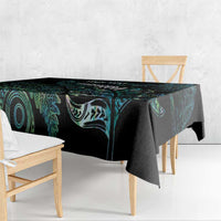 Aotearoa Personalized Lawn Bowls Maori Tablecloth New Zealand Paua Shell Tribal Silver Fern - Polynesian Pride