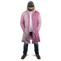 Vintage Pink Hawaiian Traditional Kapa Mix Flowers Lei Cloak