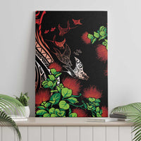 Aloha Hawaii Manta Rays Canvas Wall Art Red Ohia Lehua