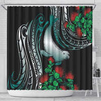 Aloha Hawaii Monk Seal Shower Curtain Mix Ohia Lehua