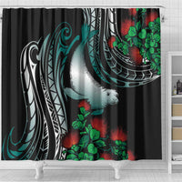 Aloha Hawaii Monk Seal Shower Curtain Mix Ohia Lehua