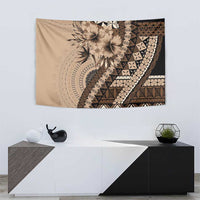 Bula Fiji Tapestry Mocha Brown Kaivity Masi Tapa