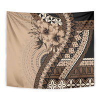 Bula Fiji Tapestry Mocha Brown Kaivity Masi Tapa