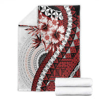 Bula Fiji Blanket White Kaivity Masi Tapa