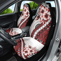 Bula Fiji Car Seat Cover White Kaivity Masi Tapa