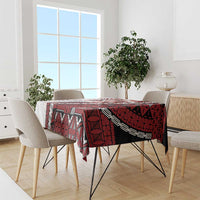 Bula Fiji Tablecloth White Kaivity Masi Tapa