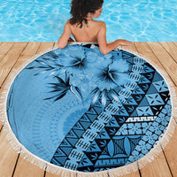 Bula Fiji Beach Blanket Turquoise Kaivity Masi Tapa