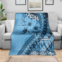 Bula Fiji Blanket Turquoise Kaivity Masi Tapa