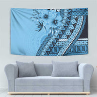 Bula Fiji Tapestry Turquoise Kaivity Masi Tapa