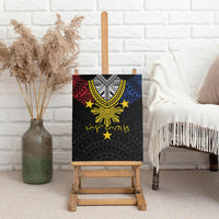 Philippines Heritage Baybayin Mix Polynesian Canvas Wall Art