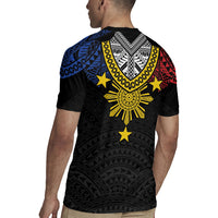 Philippines Heritage Baybayin Mix Polynesian Rugby Jersey