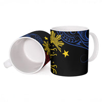 Philippines Heritage Ceramic Mug Baybayin Philipinas Sun LT7 - Polynesian Pride