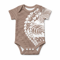 Polynesian Pride Baby Onesie Polynesia Tribal - Tropical Brown