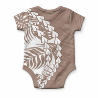 Polynesian Pride Baby Onesie Polynesia Tribal - Tropical Brown