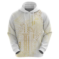 Samoa Lotu Tamaiti Mamanu Siapo Hoodie Golden Plumeria - Polynesian Pride