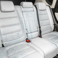 Samoa Lotu Tamaiti Mamanu Siapo Back Car Seat Cover Off White Plumeria - Polynesian Pride