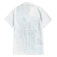Samoa Lotu Tamaiti Mamanu Siapo Hawaiian Shirt Off White Plumeria - Polynesian Pride