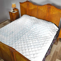 Samoa Lotu Tamaiti Mamanu Siapo Quilt Off White Plumeria - Polynesian Pride