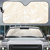 Samoa Lotu Tamaiti Ivory Auto Sun Shade Teuila Tatau - Polynesian Pride