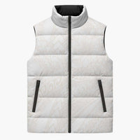 Samoa Lotu Tamaiti Ivory Sleeveless Puffer Jacket Teuila Tatau - Polynesian Pride