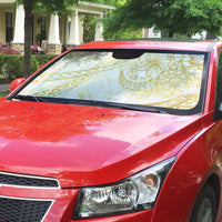 Samoa Lotu Tamaiti Gold Auto Sun Shade Teuila Tatau - Polynesian Pride