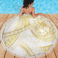 Samoa Lotu Tamaiti Gold Beach Blanket Teuila Tatau - Polynesian Pride