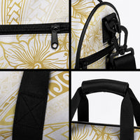 Samoa Lotu Tamaiti Gold Duffle Bag Teuila Tatau