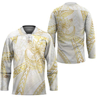Samoa Lotu Tamaiti Gold Hockey Jersey Teuila Tatau - Polynesian Pride