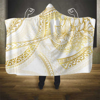 Samoa Lotu Tamaiti Gold Hooded Blanket Teuila Tatau - Polynesian Pride