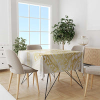 Samoa Lotu Tamaiti Gold Tablecloth Teuila Tatau - Polynesian Pride