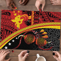 Papua New Guinea Independence Puzzle PNG Bagi and Lime Pot LT7 - Polynesian Pride
