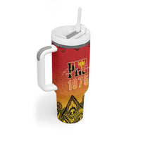 Papua New Guinea 1975 To The Future Tumbler With Handle Sepik Masks LT7 - Polynesian Pride
