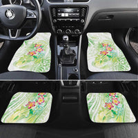 Summer Green Polynesian Jellyfish Car Mats Watercolor Glows - Polynesian Pride