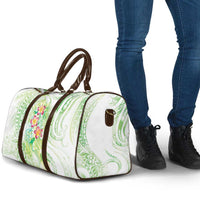 Summer Green Polynesian Jellyfish Travel Bag Watercolor Glows - Polynesian Pride