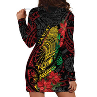 Vanuatu Meri Krismas Hoodie Dress Conch Shell Tribal Art