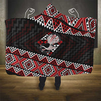 Taniko Aotearoa Hooded Blanket Poutama Mix Piwakawaka