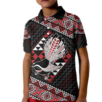 Taniko Aotearoa Kid Polo Shirt Poutama Mix Piwakawaka