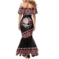 Taniko Aotearoa Mermaid Dress Poutama Mix Piwakawaka LT7 - Polynesian Pride