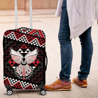 Taniko Aotearoa Luggage Cover Poutama Mix Piwakawaka - Ver02 LT7 Red - Polynesian Pride