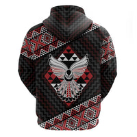 Taniko Aotearoa Zip Hoodie Poutama Mix Piwakawaka - Ver02 LT7 - Polynesian Pride