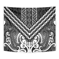 Maori Tukutuku Taniko Motifs Tapestry Black Poutama Mix Kowhaiwhai