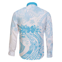 Polynesian Women's Day Family Matching Puletasi and Hawaiian Shirt Plumeria Passion - Turquoise LT7 - Polynesian Pride