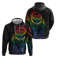 New Zealand Pride Hoodie Takatapui Rainbow Fern