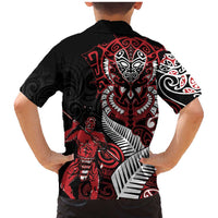 Aotearoa Toitu Te Tiriti Family Matching Mermaid Dress and Hawaiian Shirt Whakairo Wheku