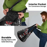 Aotearoa Maori Personalized Grocery Bag Toitu Te Tiriti Ake! Ake! Ake!