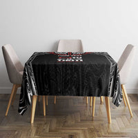 Aotearoa Maori Personalized Tablecloth Toitu Te Tiriti Ake! Ake! Ake!