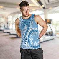 Micronesia FSM Men Tank Top Shark and Manta Classic Style